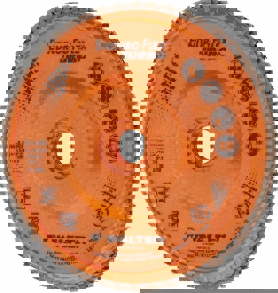 Flap Disc: 5/8-11 Hole, 36 Grit, Ceramic, Type 29