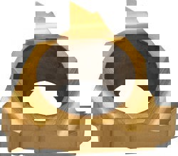 Laydown Threading Insert: 06 IR 27 NPT BXC, Solid Carbide