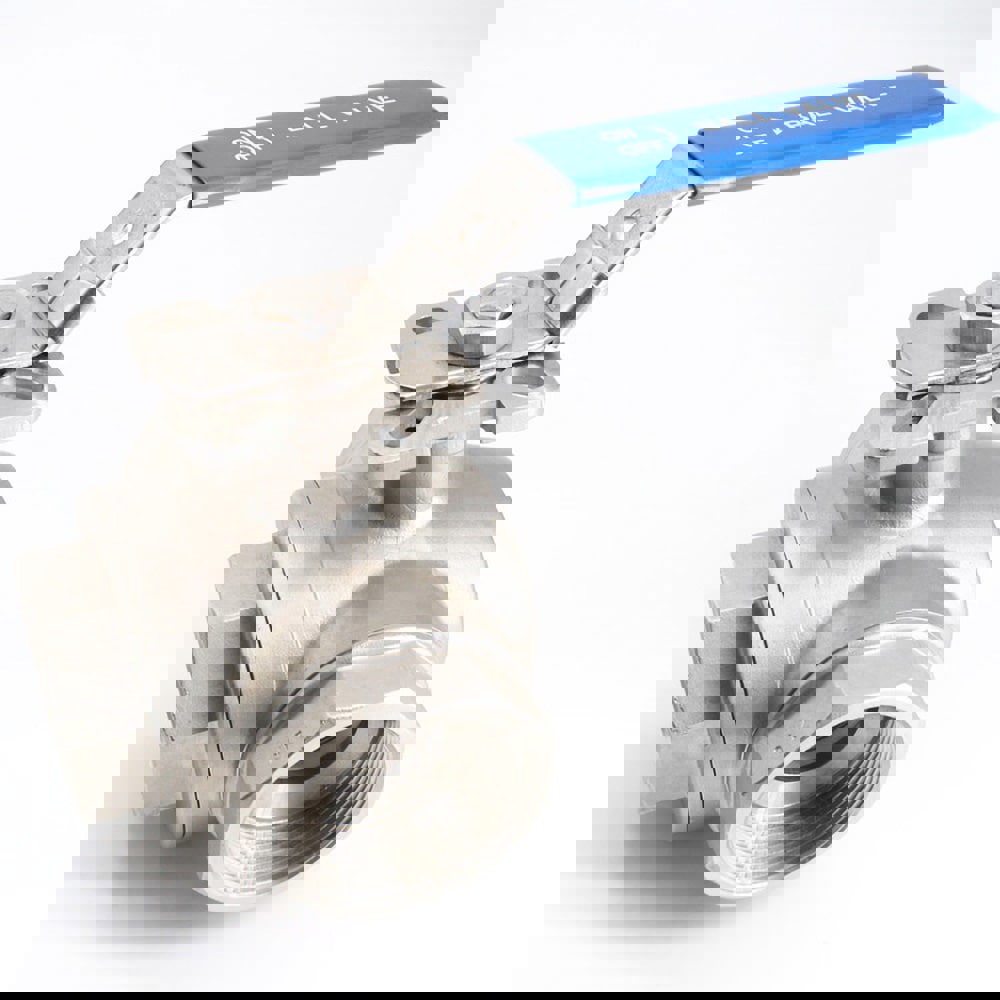 Manual Ball Valve with Mounting Pad: 1-1/4