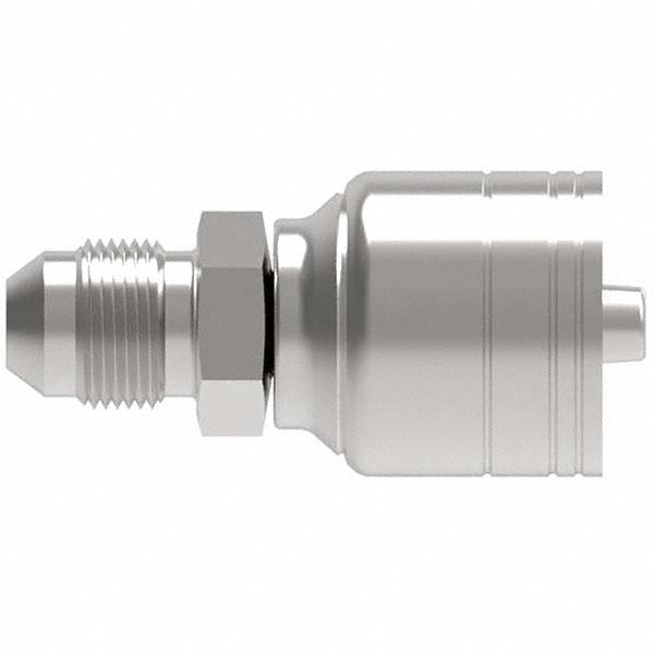 Hydraulic Hose Male SAE 37 &deg; JIC Rigid Fitting: 6 mm, 9/16-18