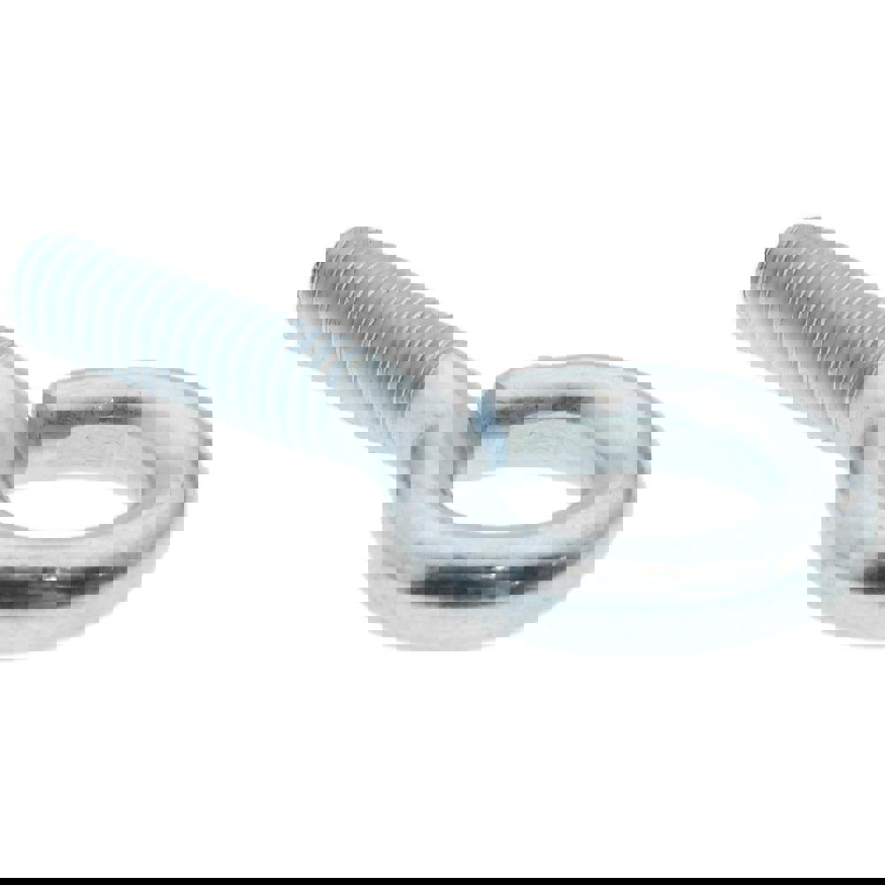 1/4-20, Zinc-Plated Finish, Steel Wire Turned Open Eye Bolt