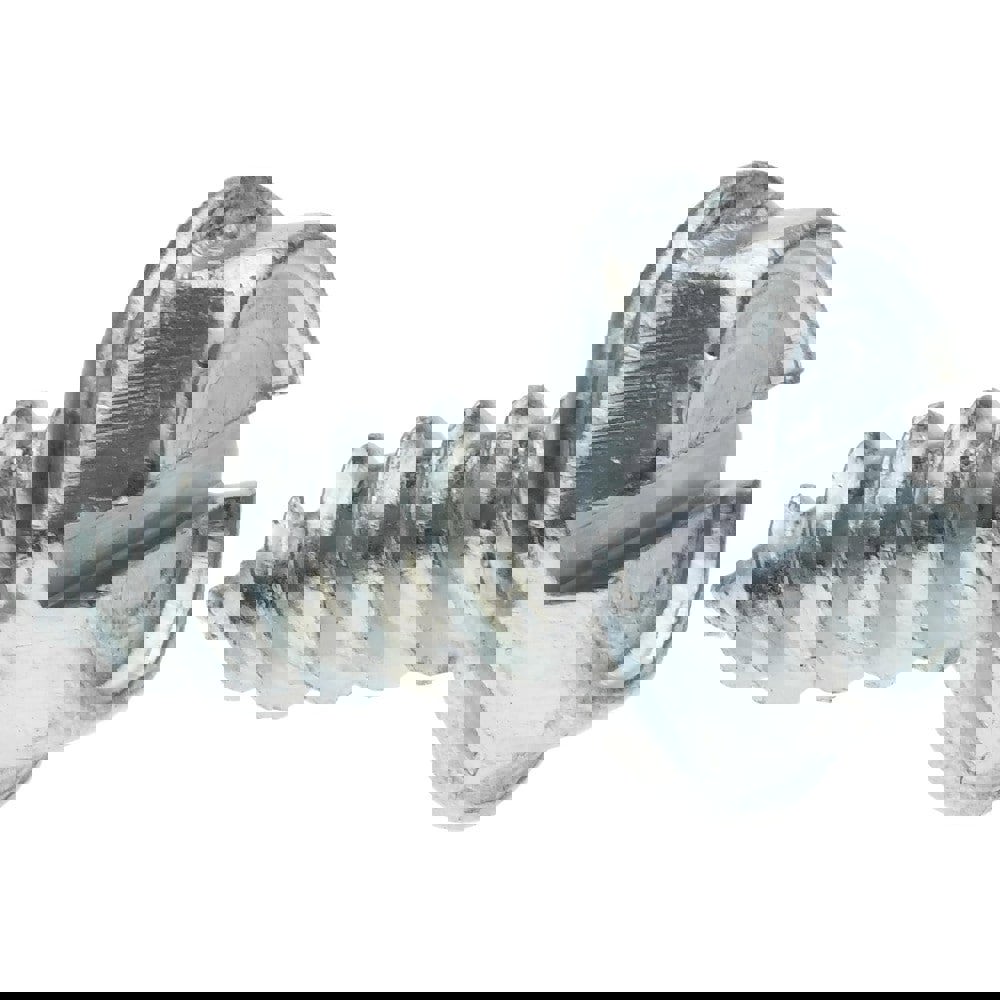 Sheet Metal Screw: #7, Hex Washer Head, Slotted