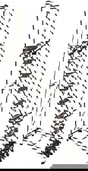 Steel Rolling Ladder: 7 Step