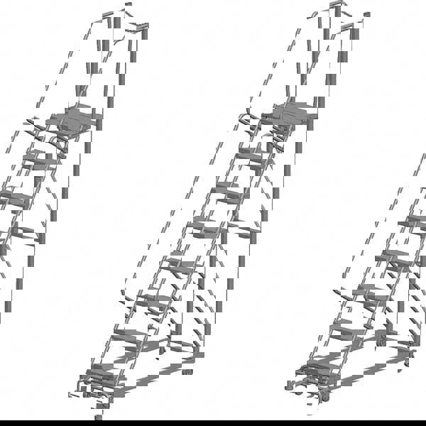 Steel Rolling Ladder: 7 Step