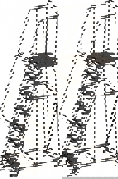 Steel Rolling Ladder: 7 Step