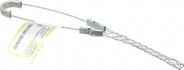 0.24 to 0.32 Inch Cable Diameter, Galvanized Steel, Single Loop Support Grip