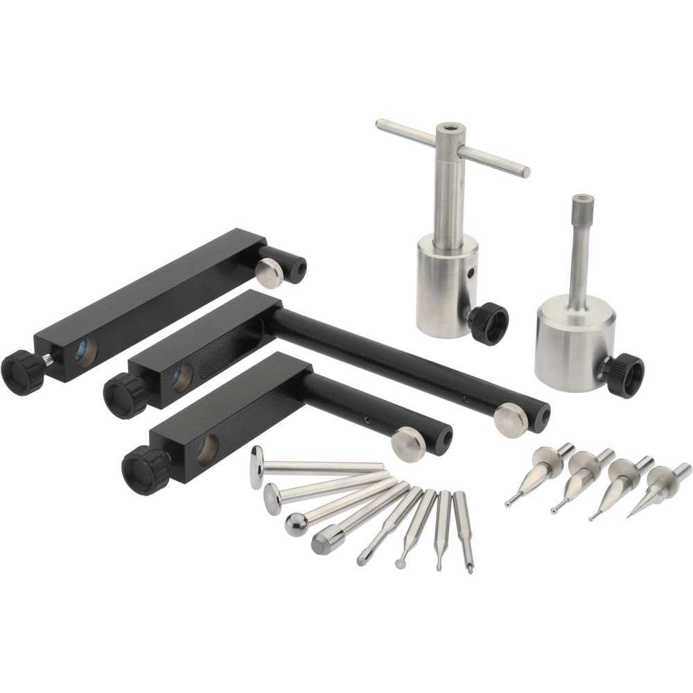 Height Gage Probes & Scribes; Product Type: Height Gage Probe Accessory Kit ; Material: Carbide; Tungsten Carbide; Stainless Steel ; For Use With: TESA MICRO-HITE and TESA TESA-HITE Electronic Height Gages ; Mounting Rod Diameter: 7mm; 6mm; 8mm