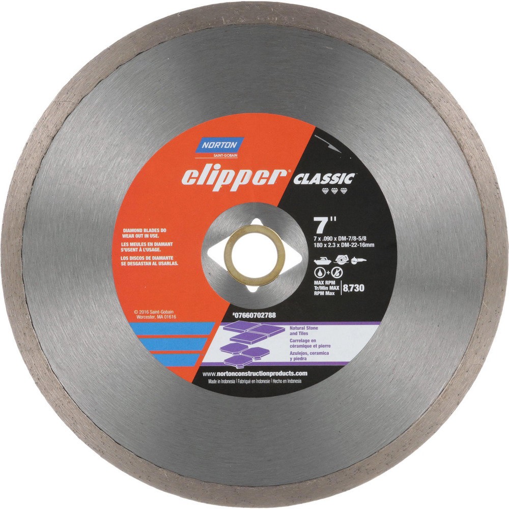 Wet & Dry Cut Saw Blade: 7