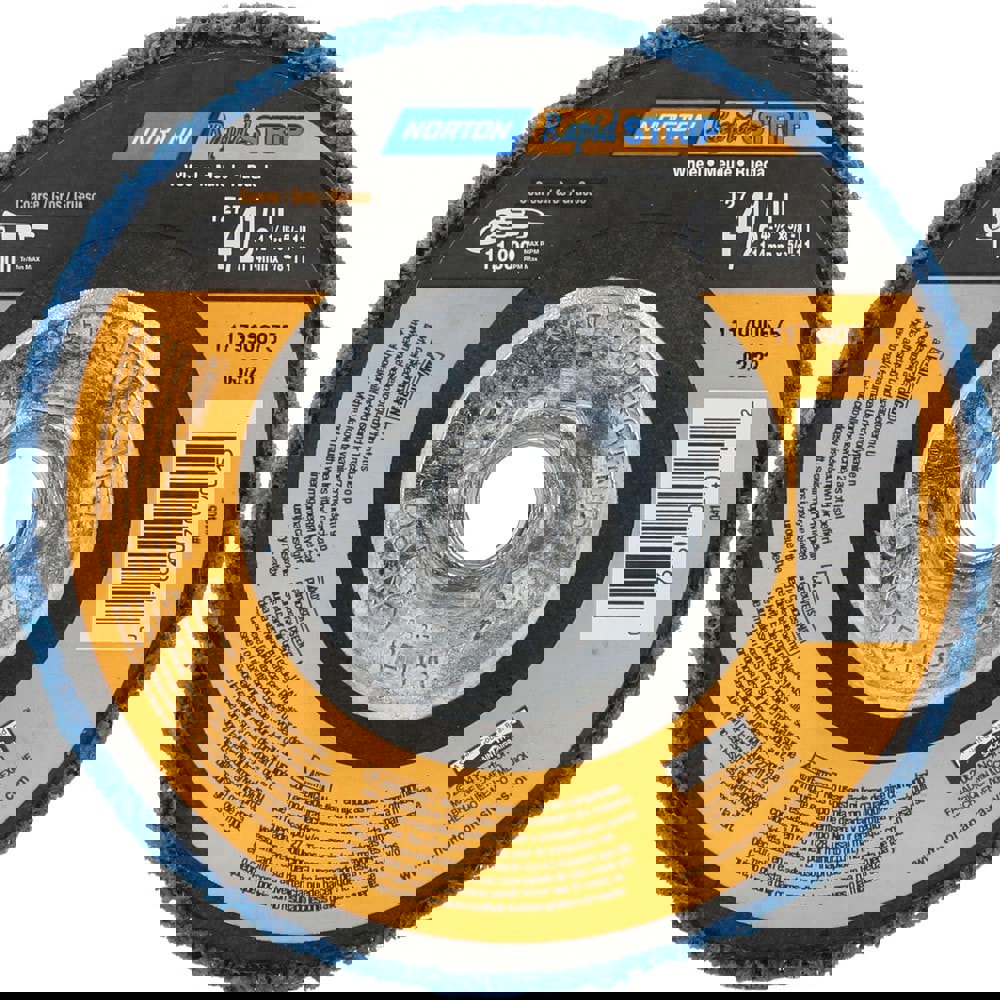 4-1/2 x 5/8-11 In. Bear-Tex Rapid Strip Non-Woven Disc AO XC Grit T27