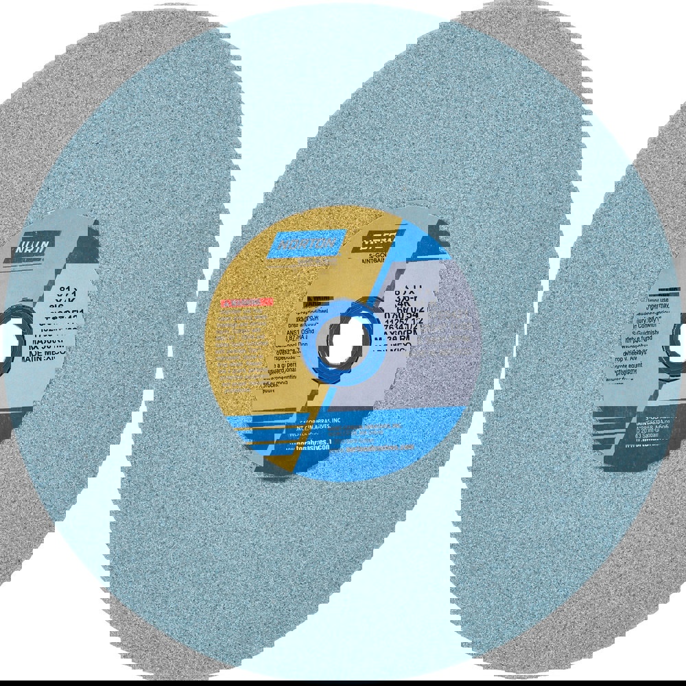 8 x 1 x 1 In. Premium Blue Bench and Pedestal Wheel 3SG 46 K VS T01