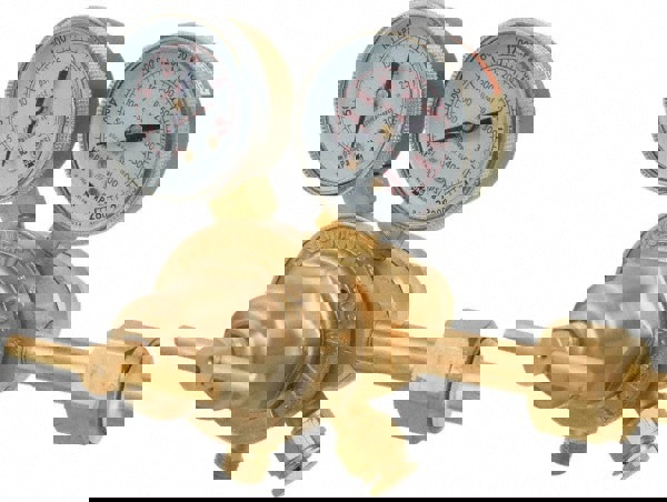 540 CGA Inlet Connection, Male Fitting, 40 Max psi, Air & Oxygen Welding Regulator