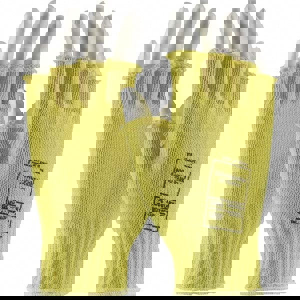 Cut, Puncture & Abrasive-Resistant Gloves: Size M, ANSI Cut A2, ANSI Puncture 0, Kevlar