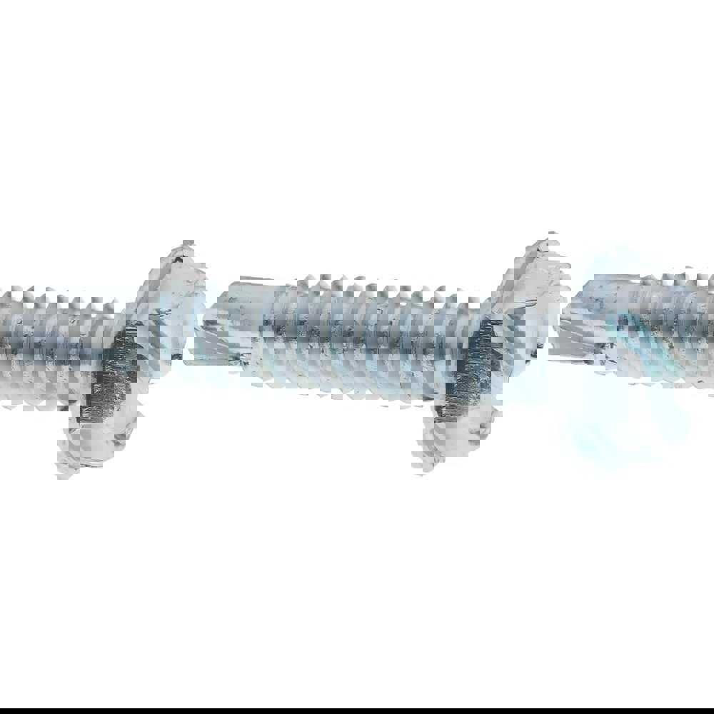 #8, Hex Washer Head, Slotted Drive, 1