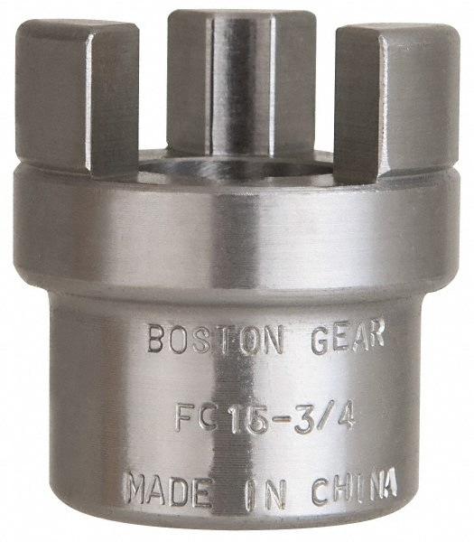 Flexible Coupling Half: Steel, 0.75