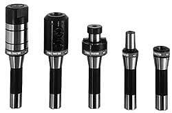 Shell Mill Holder Sets; Taper Size: R8 ; Number of Holders: 5 ; Pilot Hole Diameter: 1in ; UNSPSC Code: 27112800