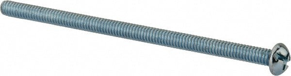 Machine Screw: #8-32 x 3 Round Head, Slotted & Phillips