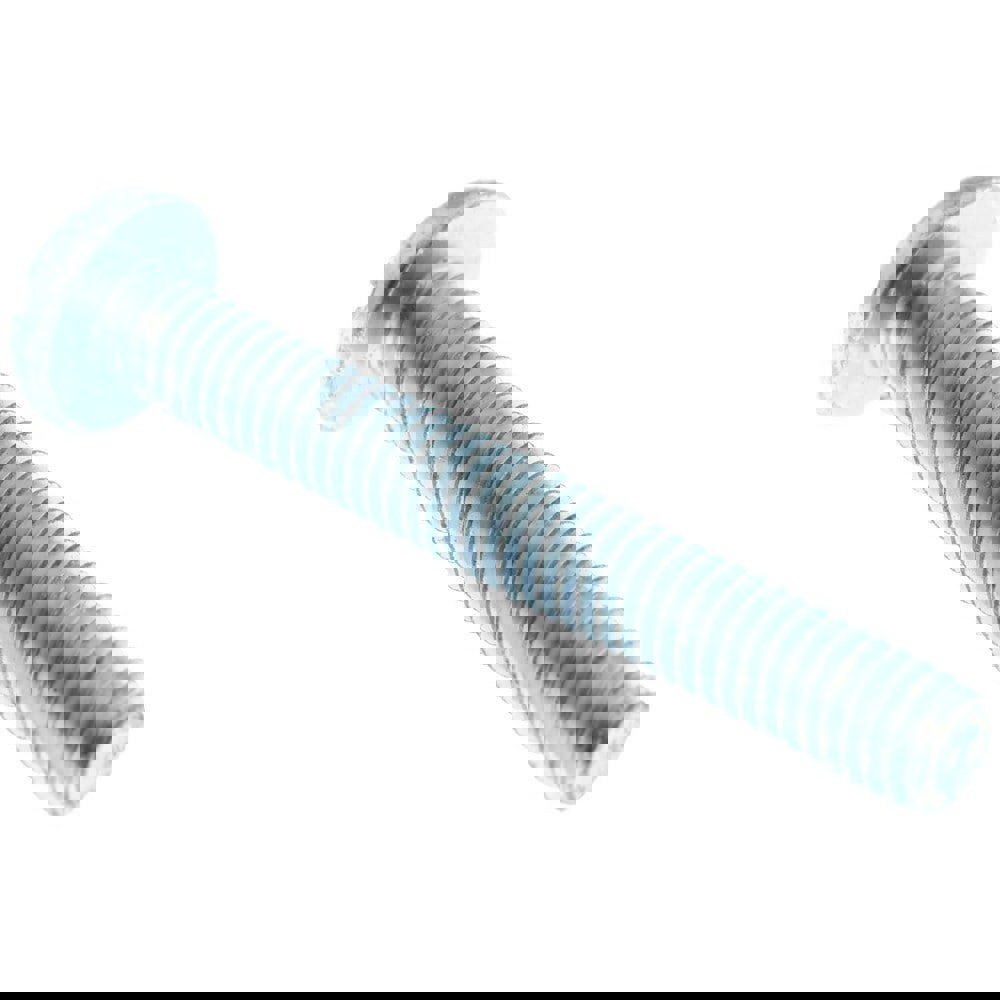Machine Screw: M4x0.7, 30.00 mm Length Under Head, Pan Head, Slotted