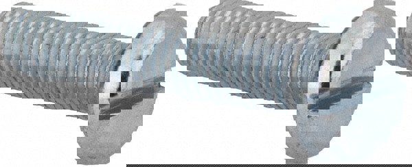 Machine Screw: M5x0.8, 25.00 mm Length Under Head, Pan Head, Slotted