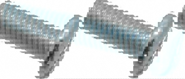 Machine Screw: M6x1, 30.00 mm Length Under Head, Pan Head, Slotted