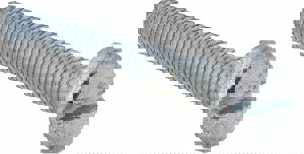 Machine Screw: M6x1, 35.00 mm Length Under Head, Pan Head, Slotted