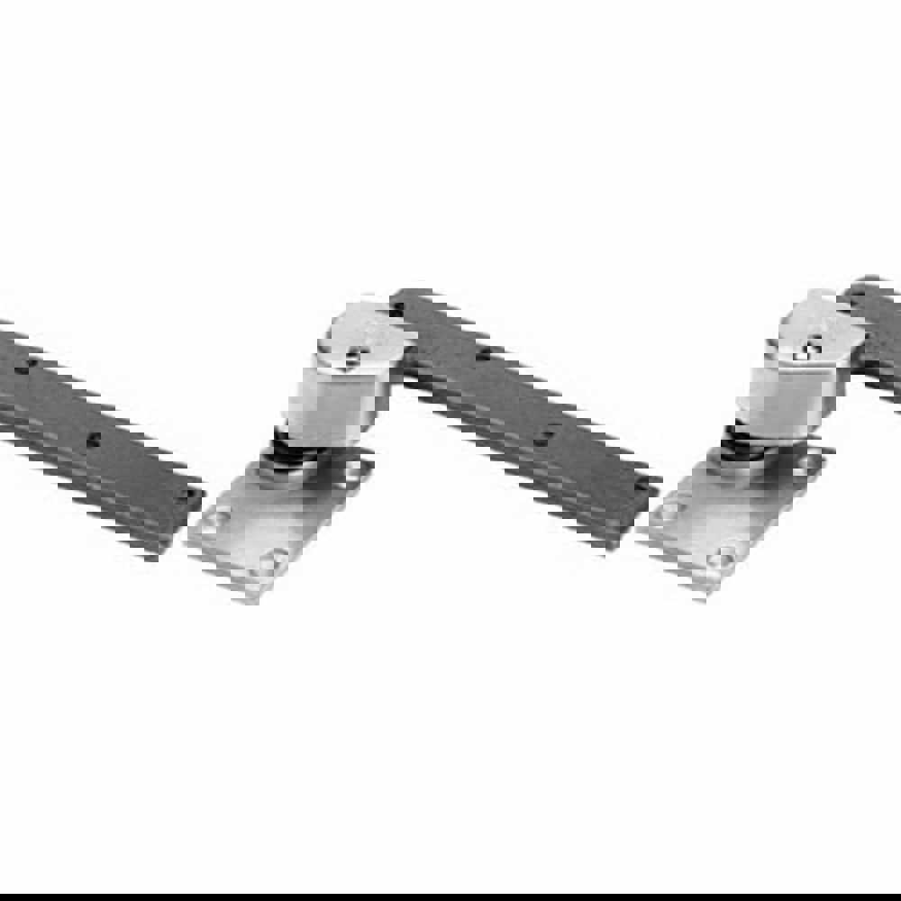 Pivot Hinges; Finish/Coating: Satin Chrome; Type: Offset Hung Regular Standard-Duty Pivot; Hand: Right Hand; Leaf Height: 4-1/4; Length (Decimal Inch): 9.6250; Length (Inch): 9-5/8; Load Capacity (Lb.): 600.000; Minimum Door Thickness (Decimal Inch): 1.75
