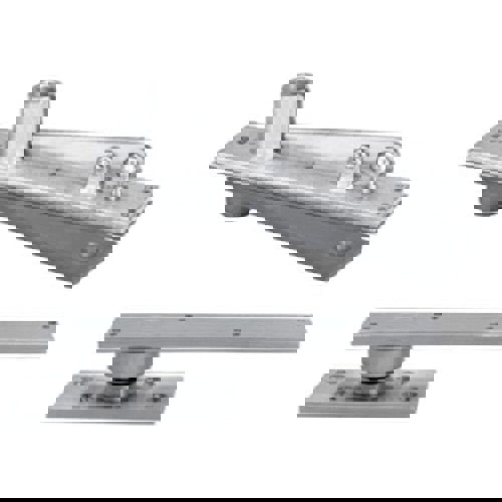 Pivot Hinges; Type: Center Hung Pivot ; Hand: Non-Handed ; Leaf Height: 7 (Inch); Length (Inch): 6-3/4 ; Load Capacity (Lb.): 500.000 ; Minimum Door Thickness (Inch): 1-3/4