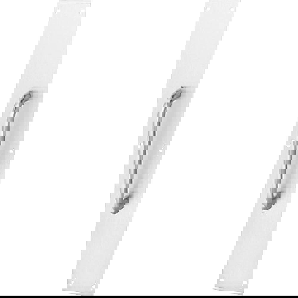 Door Pulls; Overall Length (Inch): 16 ; Finish/Coating: Satin Stainless Steel ; Grip Length: 4 (Inch)