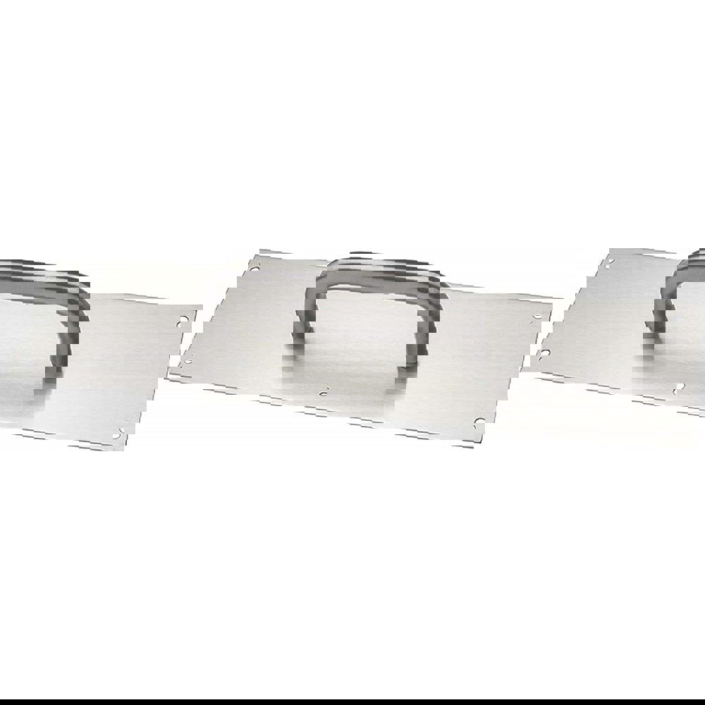 Door Pulls; Overall Length (Inch): 16 ; Finish/Coating: Satin Stainless Steel ; Grip Length: 4 (Inch)