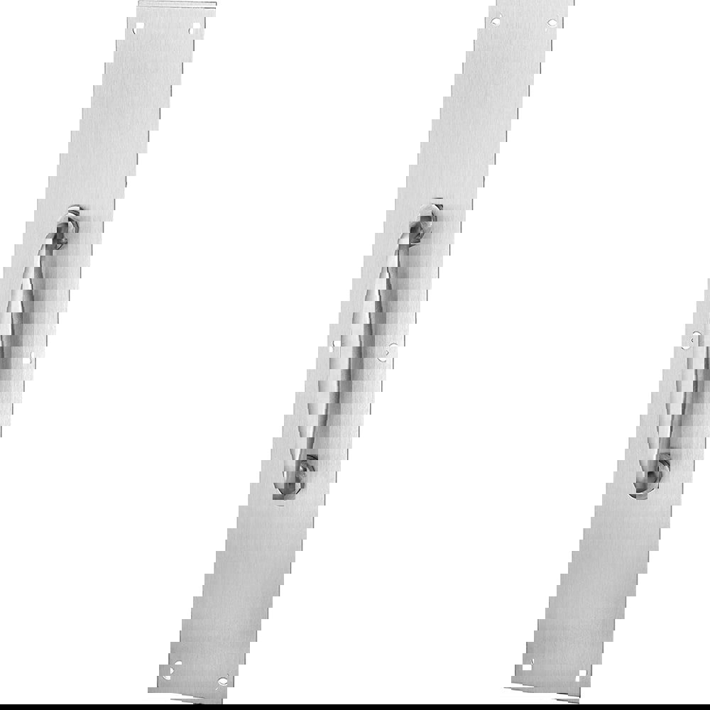 Door Pulls; Overall Length (Inch): 16 ; Finish/Coating: Satin Stainless Steel ; Grip Length: 4 (Inch)