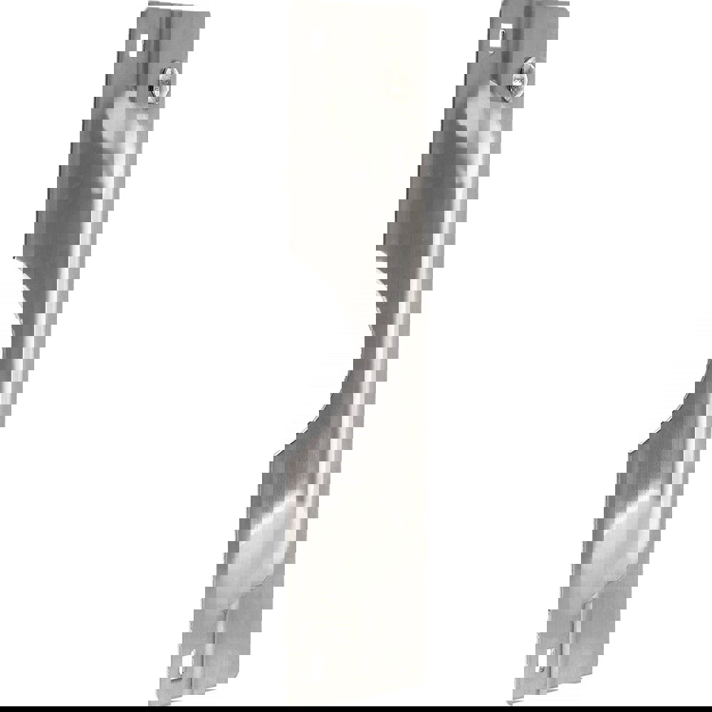 Latch Protector: Steel & Stainless Steel, Satin Stainless Steel Finish