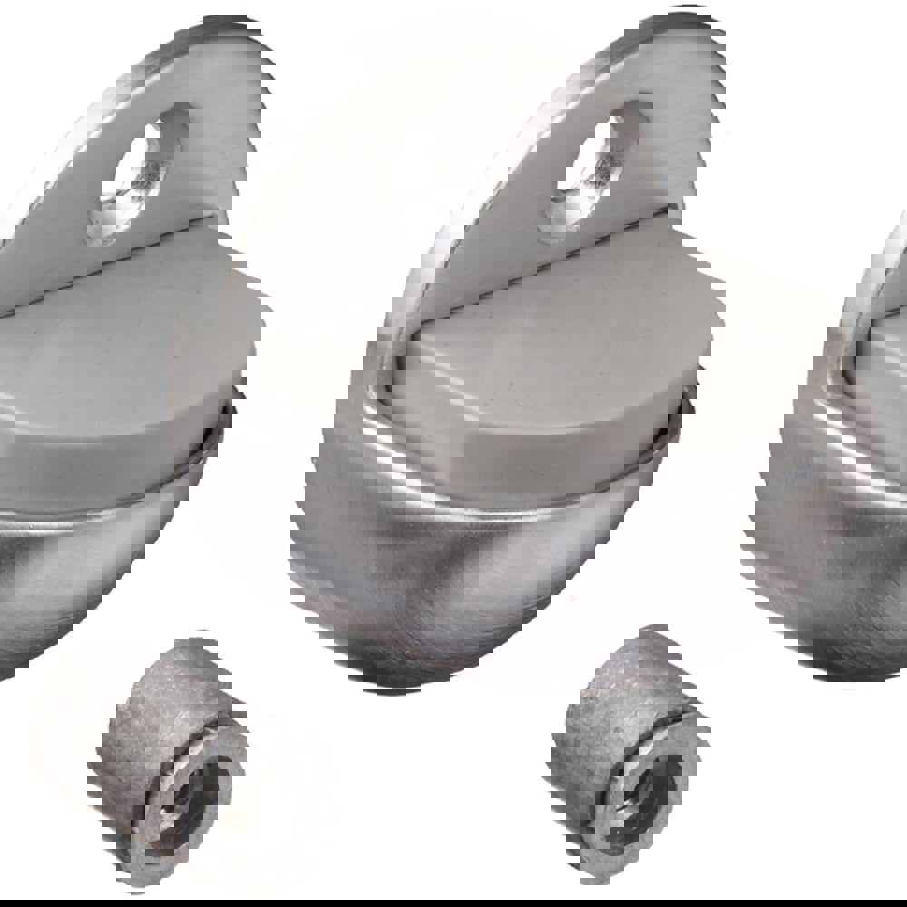 Stops; Type: Cast Universal Dome Stop ; Finish/Coating: Satin Chrome ; Projection: 2 (Inch); Mount Type: Floor