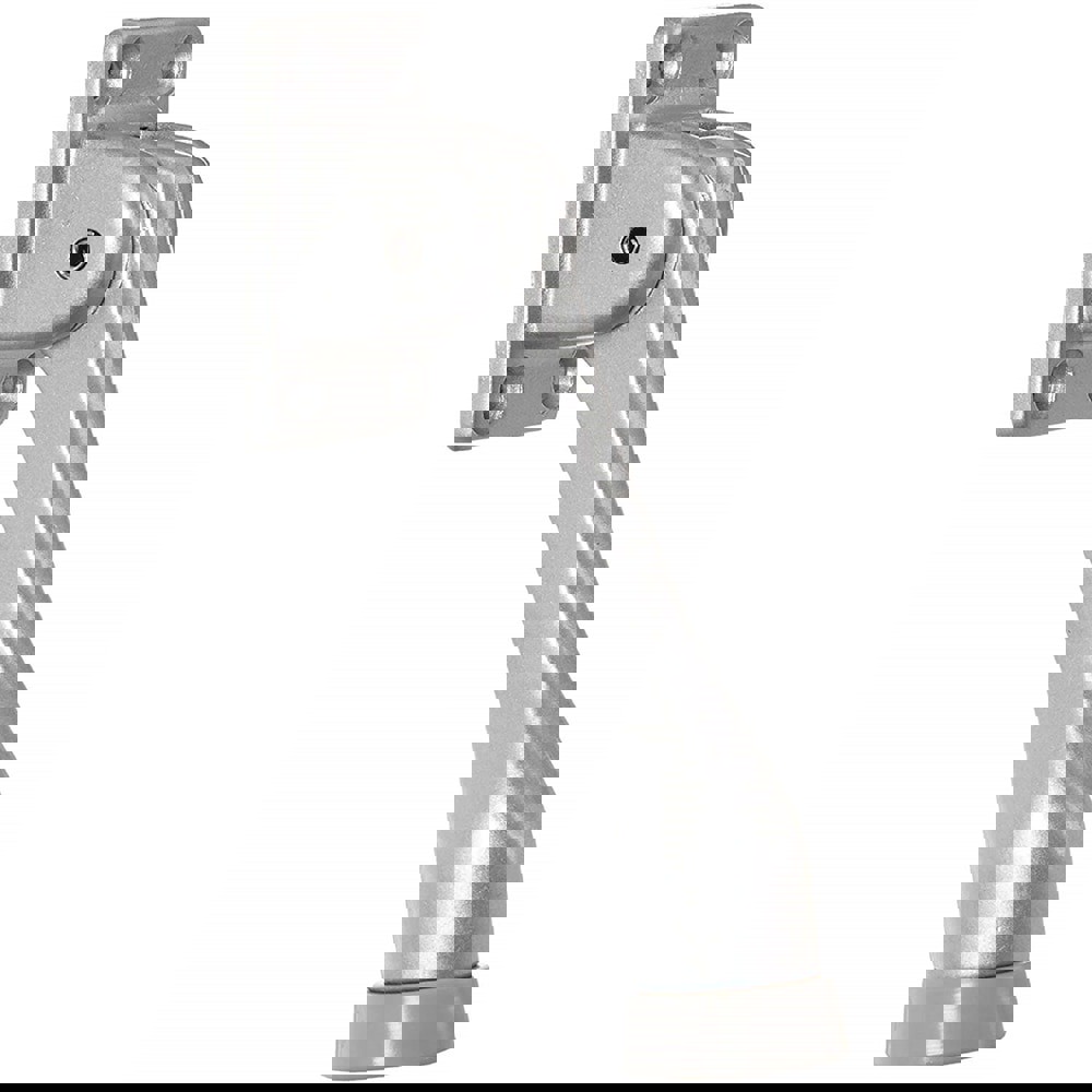 Door Stops; Type: Kick Down Door Stop ; Finish/Coating: Painted; Silver ; Projection: 4 (Inch); Mount Type: Floor ; UNSPSC Code: 31162804