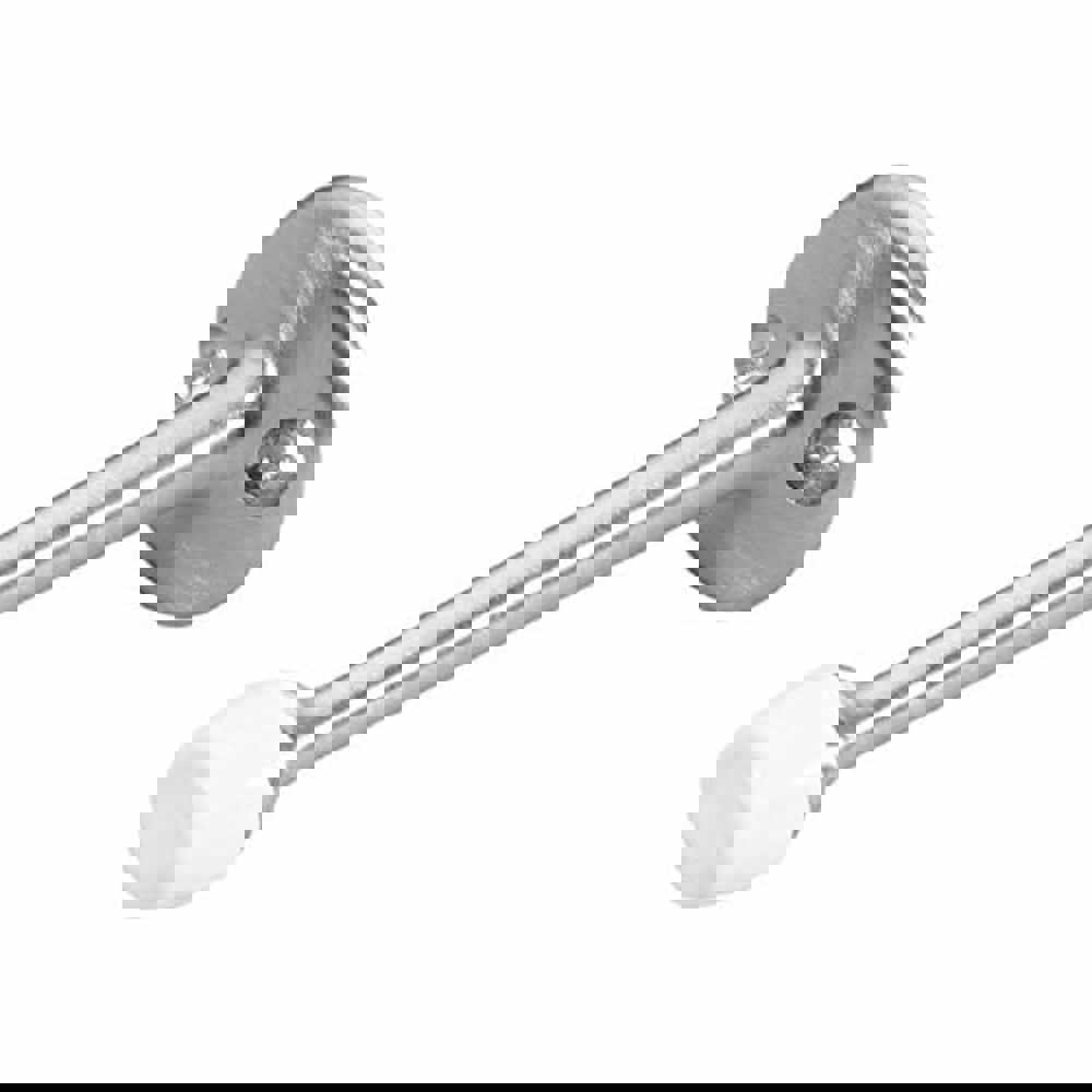 Stops; Type: Door Stop ; Finish/Coating: Satin Chrome ; Projection: 3-3/4 (Inch); Mount Type: Wall