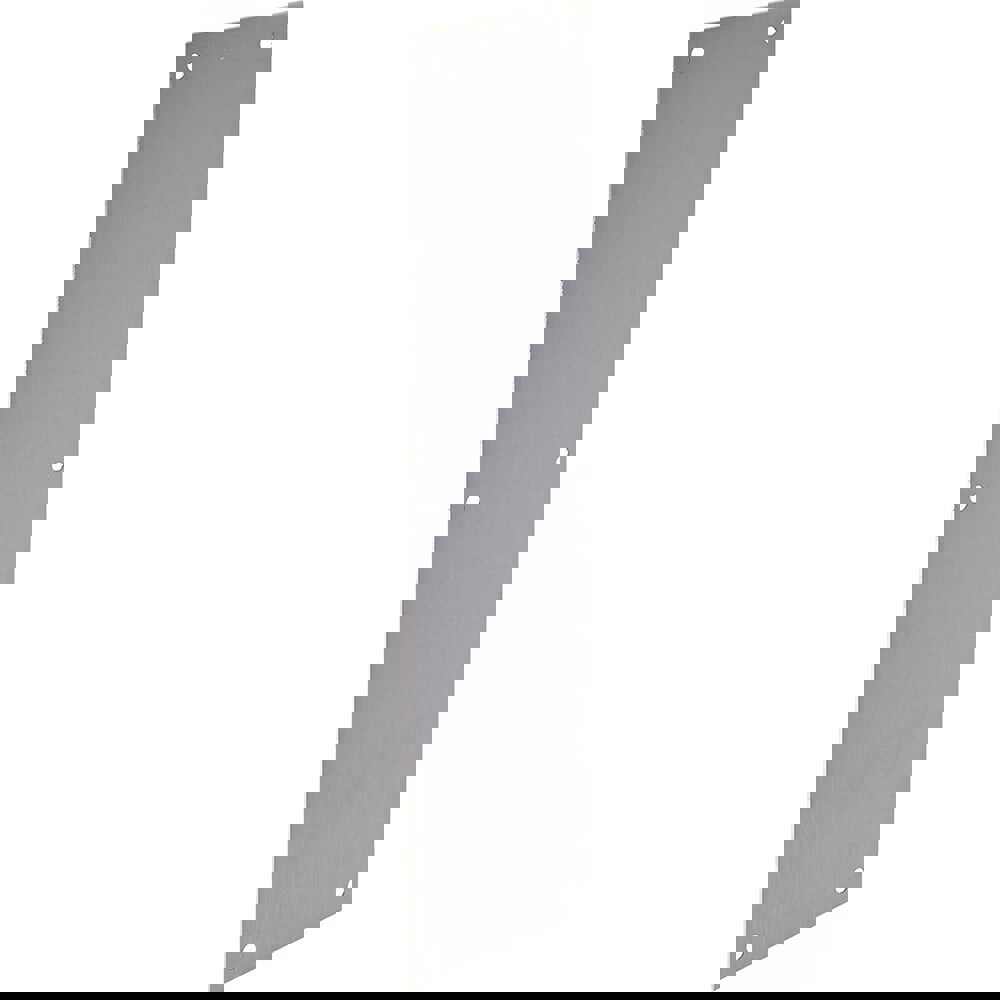 Push Plates; Overall Length (Inch): 16 ; Finish/Coating: Satin Chrome; Brass