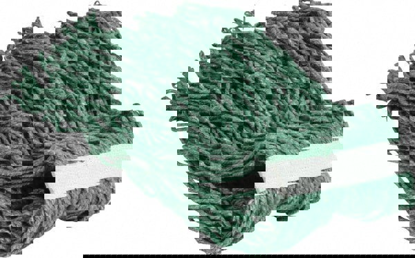 Wet Mop Cut: Clamp Jaw, Large, Green Mop, Blended Fiber
