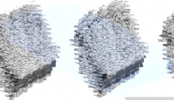 Wet Mop Loop: Clamp Jaw, Large, Blue & White Mop, Synthetic