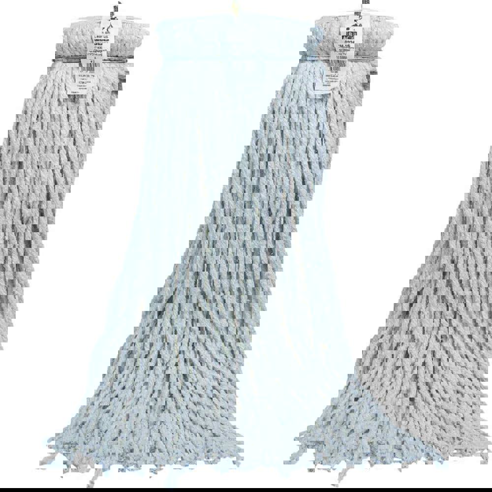 Wet Mop Cut: Screw On, Large, White Mop, Cotton