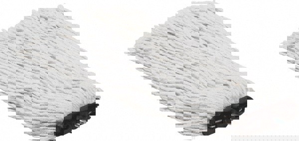 Wet Mop Cut: Screw On, X-Large, White Mop, Rayon