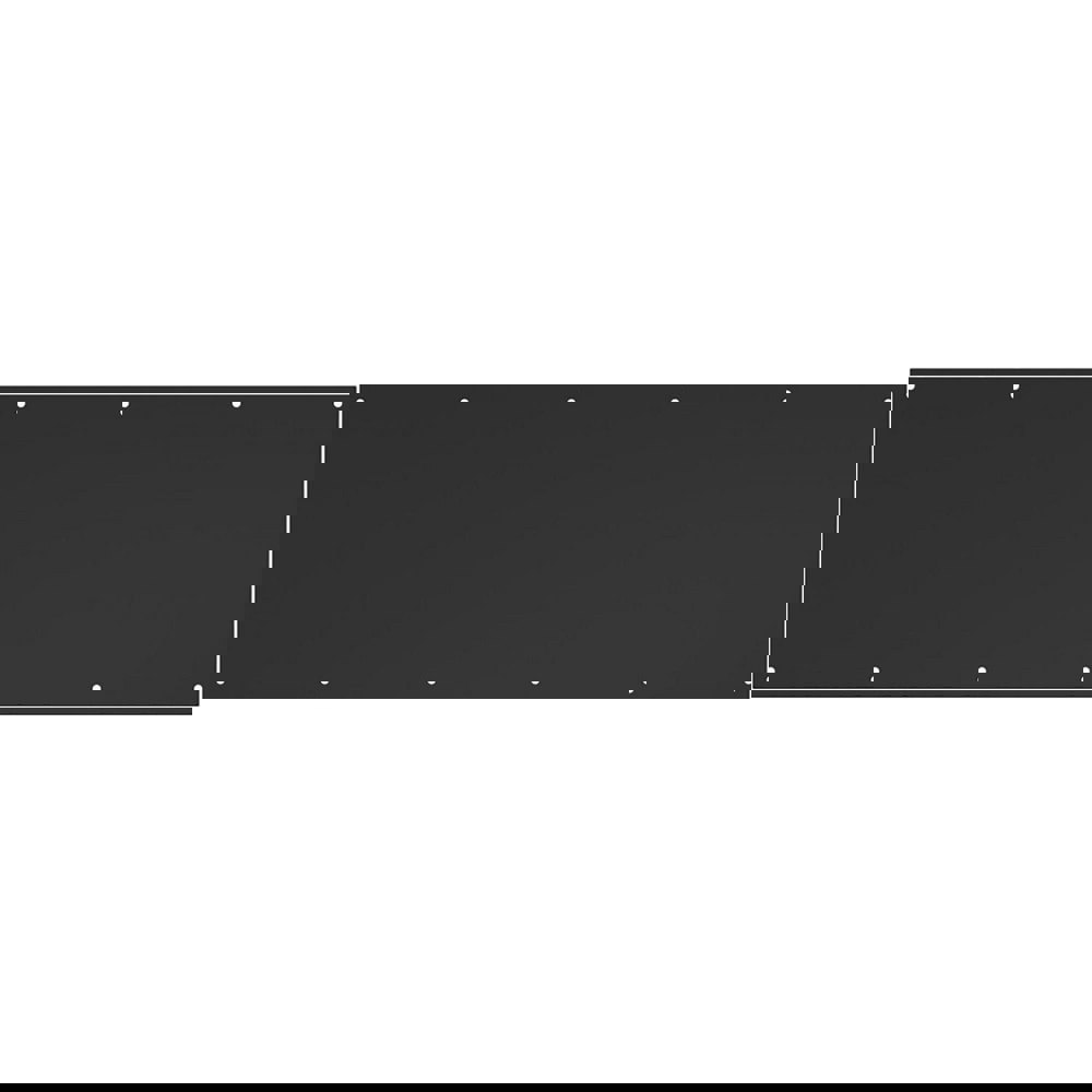 Kick Plates; Kick Plate Type: Kick ; Mount Type: Screw ; Finish/Coating: Black Suede Powder ; Overall Width: 34 ; Overall Height: 8 ; Overall Thickness: .050