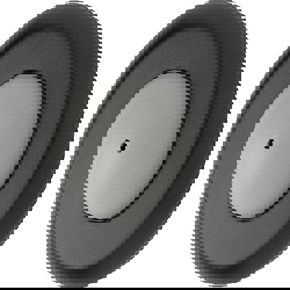 Stops; Type: Convex Wall Bumper ; Finish/Coating: Black Suede ; Stop Material: Cast Brass ; Mount Type: Wall ; Base Diameter: 2.5000 ; Stop Length: 1