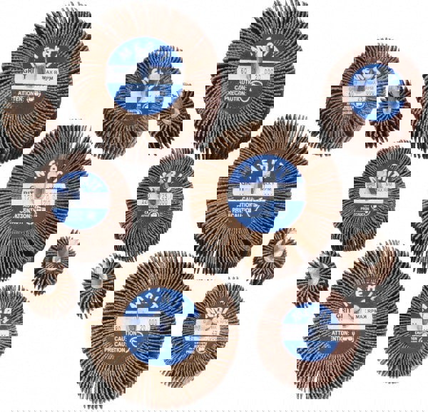 9 Piece Flap Wheel Kit