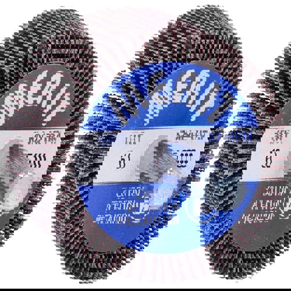 Mounted Flap Wheel: 1-1/2