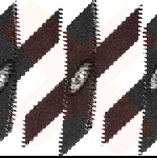 60 Grit, Medium Grade, Aluminum Oxide Cross Pad