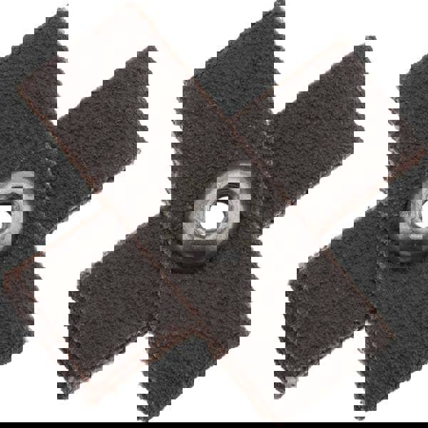 100 Grit, Fine Grade, Aluminum Oxide Cross Pad