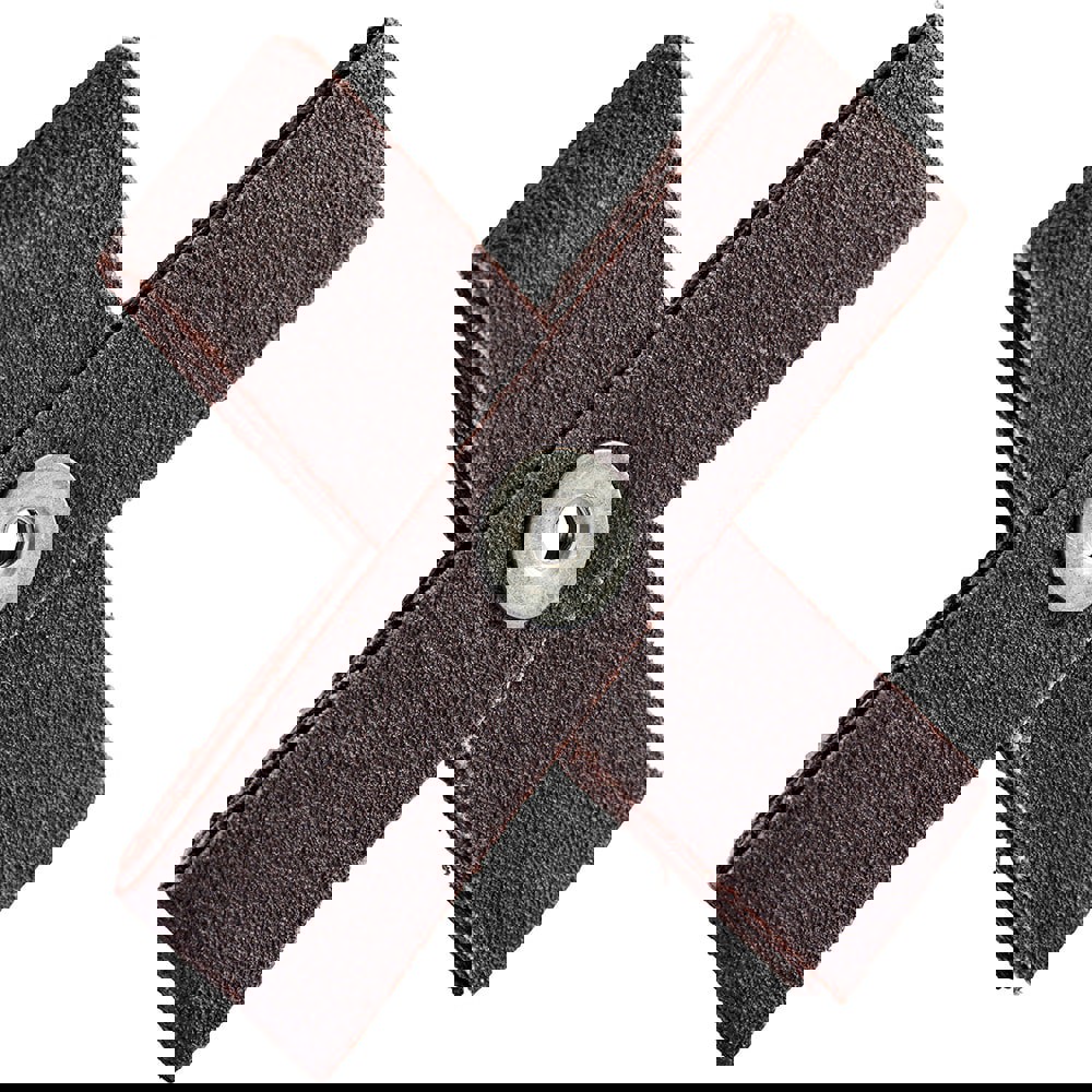 60 Grit, Medium Grade, Aluminum Oxide Cross Pad
