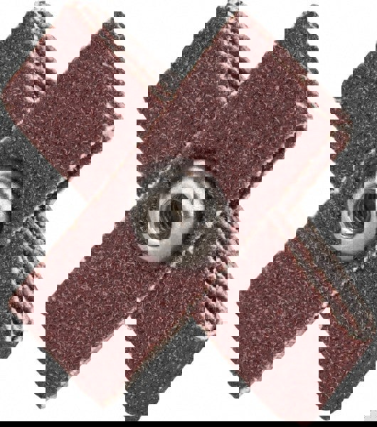 60 Grit, Medium Grade, Aluminum Oxide Cross Pad