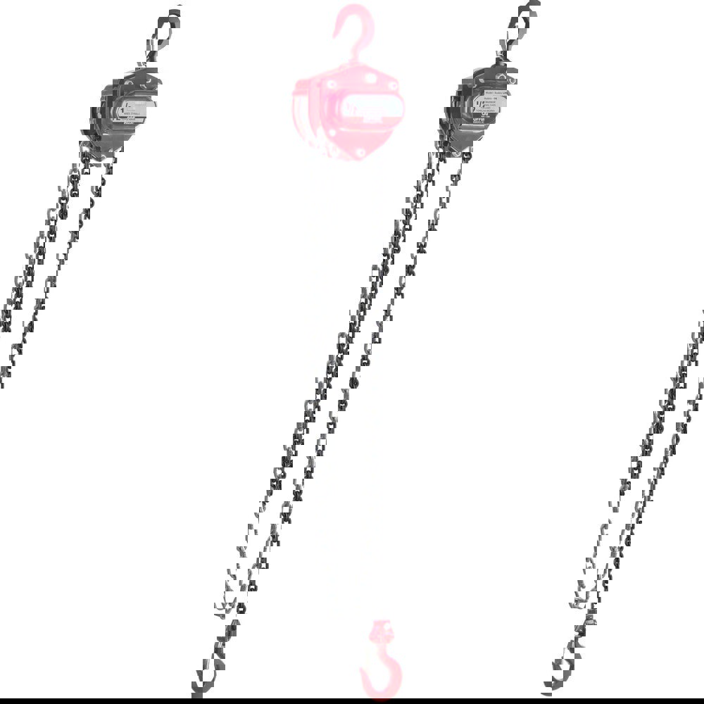 Manual Hoists-Chain, Rope & Strap; Hoist Type: Lever ; Lift Mechanism: Chain ; Work Load Limit: 1000lb ; Pull Capacity: 1000lb ; Maximum Lift Distance: 10ft ; Minimum Headroom: 13in