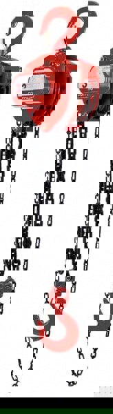 Manual Hand Chain Hoist: 4,000 lb Working Load Limit, 15' Max Lift