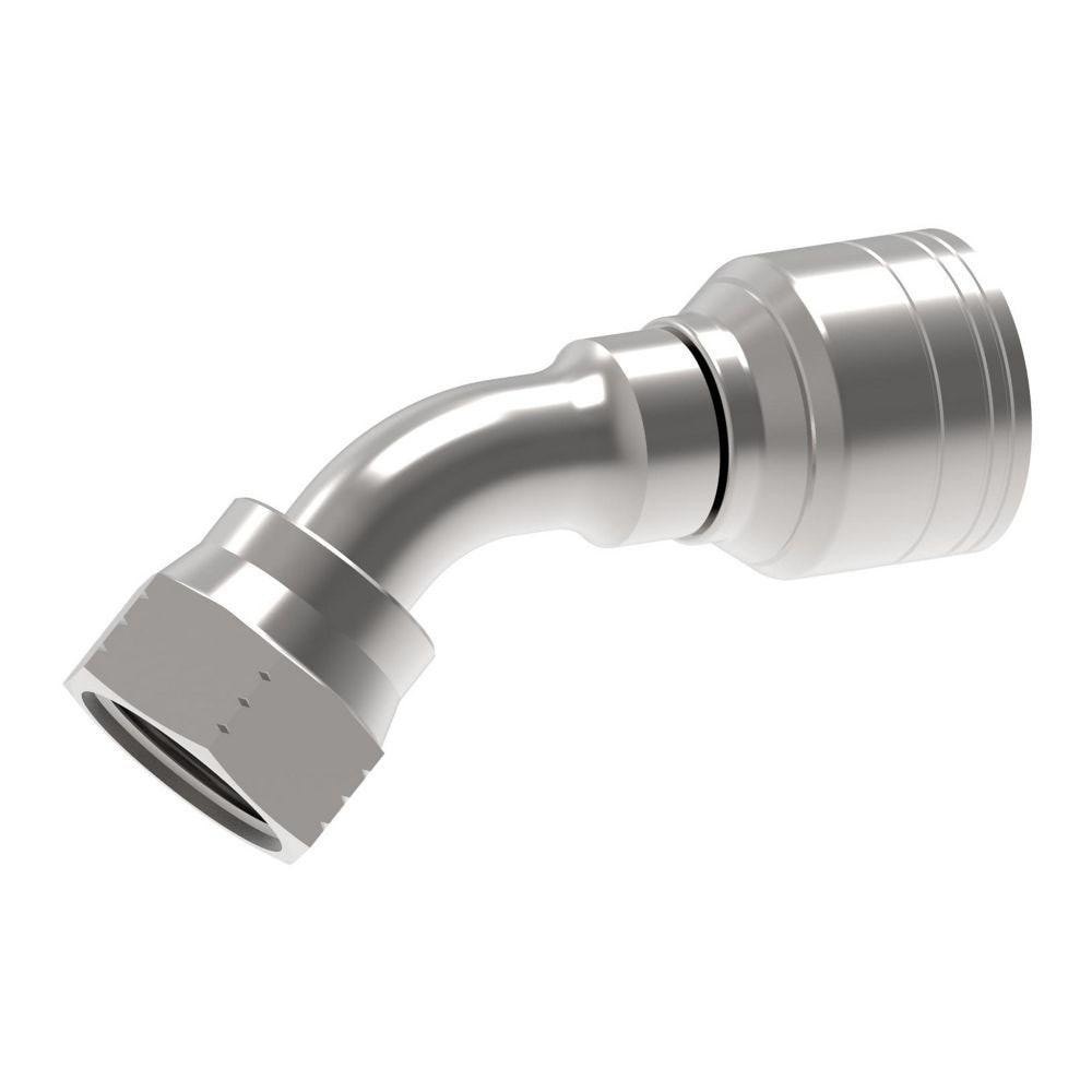 Hydraulic Hose Female ORS Swivel 45 &deg; Elbow: 13/16-16