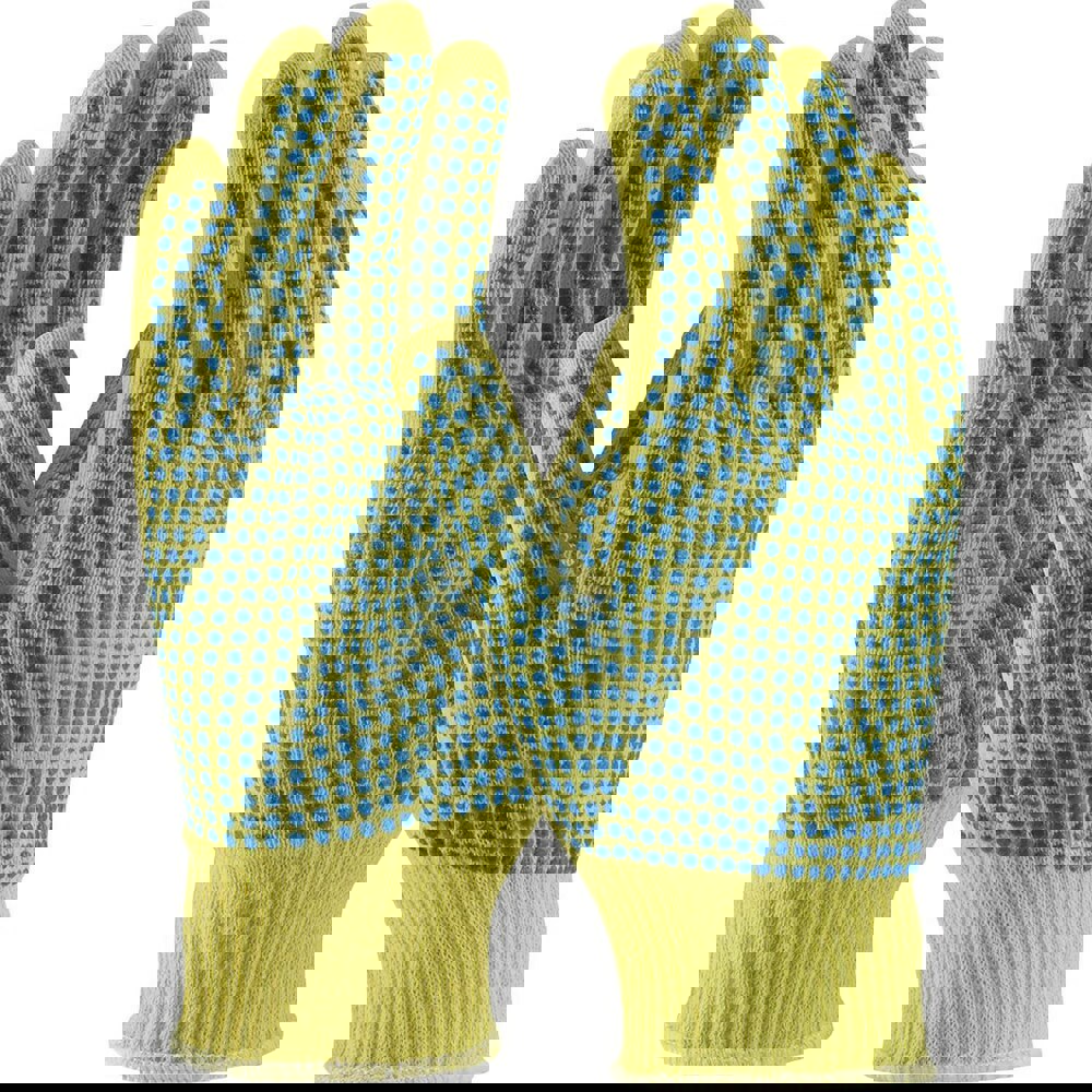 Cut, Puncture & Abrasive-Resistant Gloves: Size XL, ANSI Cut A2, ANSI Puncture 0, Polyvinylchloride, Kevlar